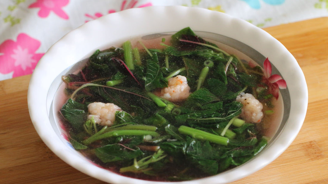 Spinach Shrimp Soup - NutriWise