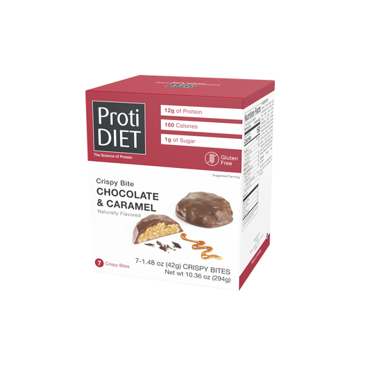 ProtiDIET Chocolate & Caramel Crispy Bites (7ct)