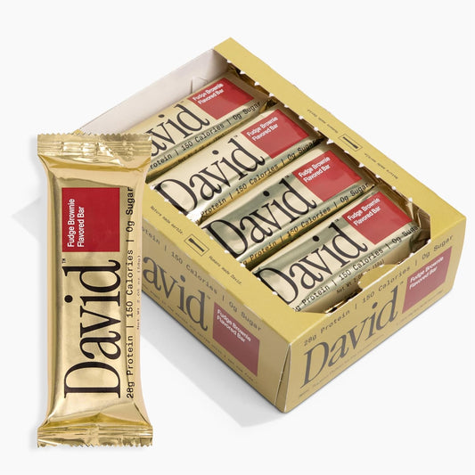 David Fudge Brownie Bar - 28g Protein Bar (12ct)