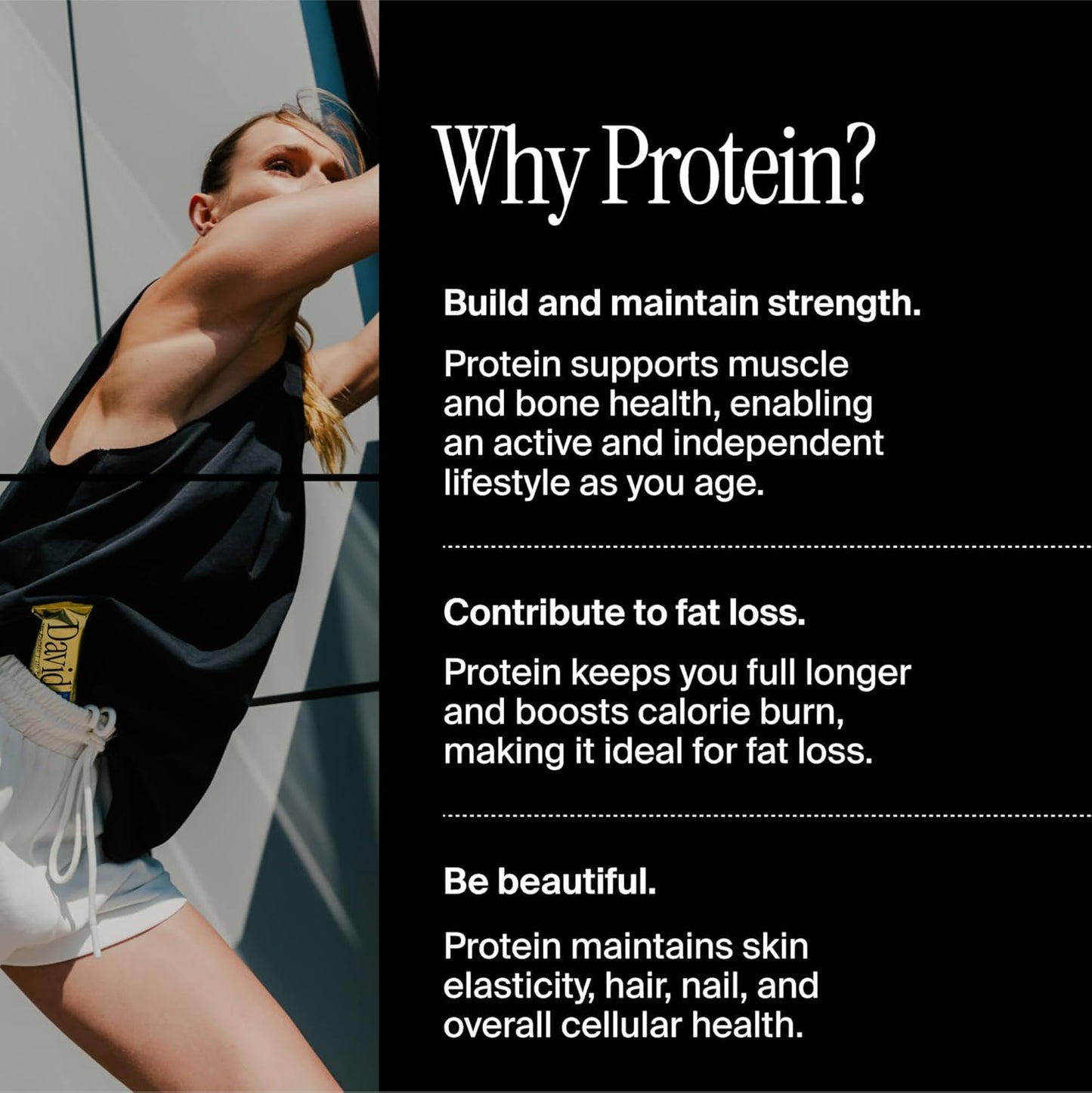 David Salted Peanut Butter Bar - 28g Protein (1 Bar)