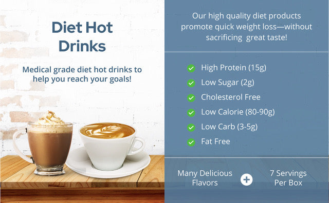 ProtiDiet - Hot Cocoa Mix Jar (21 servings) - EXPIRES 09/22 - Doctors Weight Loss