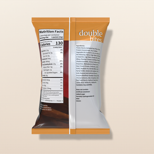 BestMed Double Bites High-Protein Chips, Cheddar Cheese (1ct)