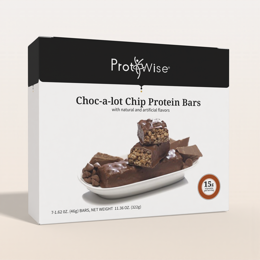 ProtiWise Choc-a-lot Chip Bars | Protein Bars (7/Box)