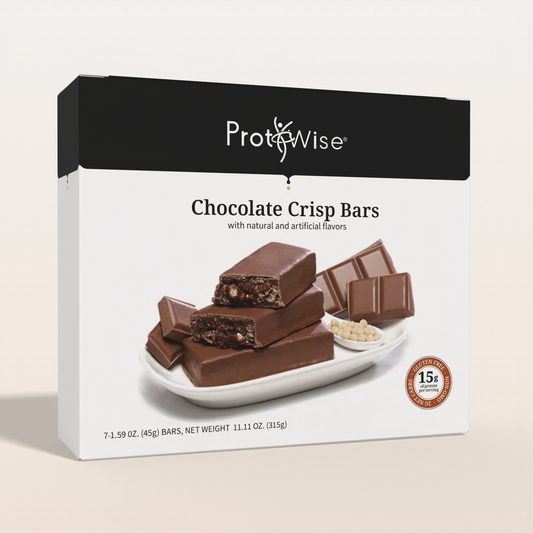 ProtiWise Chocolate Crisp High-Protein Bars (7/Box)