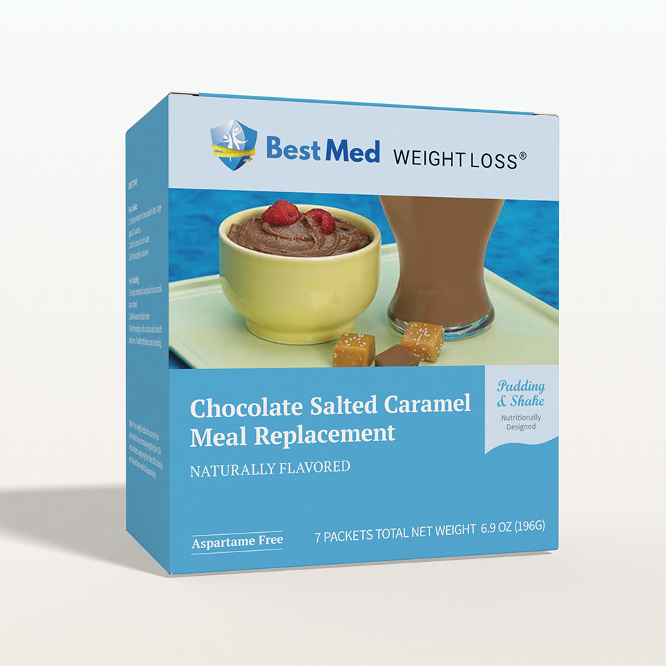 BestMed High-Protein Pudding & Shake, Aspartame Free, Chocolate Salted Caramel