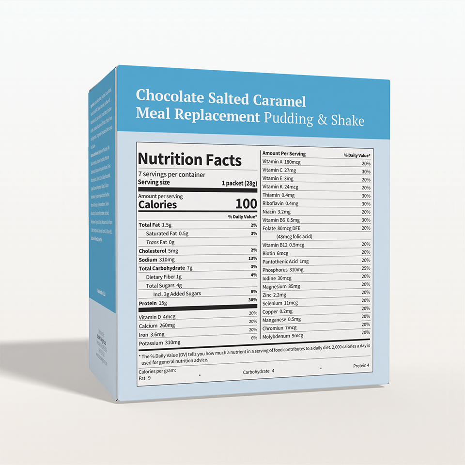 BestMed High-Protein Pudding & Shake, Aspartame Free, Chocolate Salted Caramel