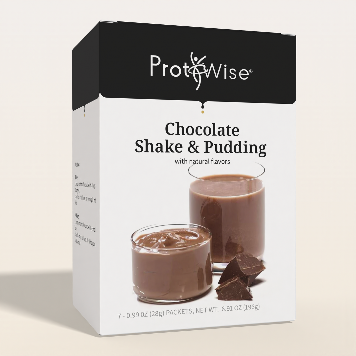 ProtiWise High-Protein Chocolate Shake or Pudding (7/Box)