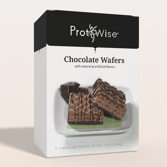 ProtiWise Diet-Friendly Chocolate Protein Wafers (5/Box)