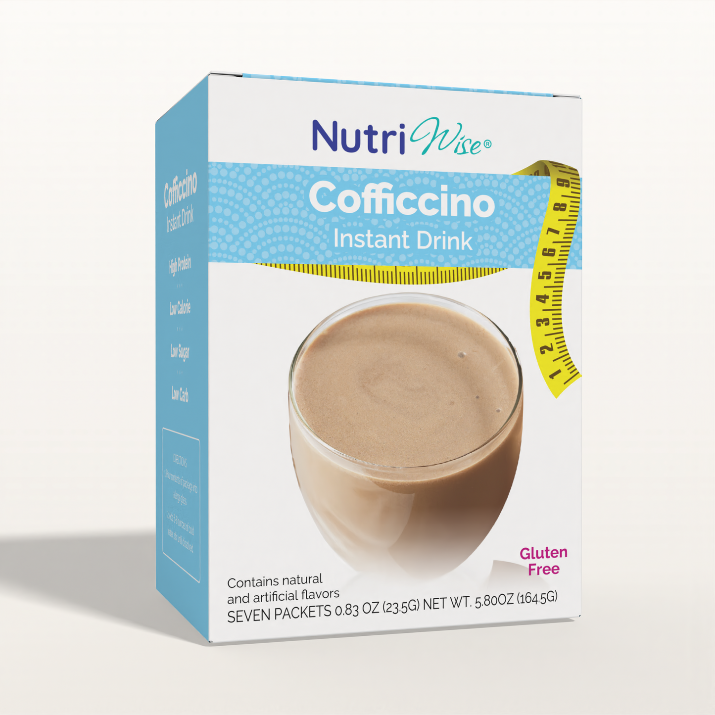 NutriWise Cofficcino Instant High-Protein Drink  (7/Box)