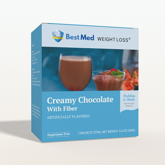 BestMed Pudding & Shake, Creamy Chocolate with High-Fiber