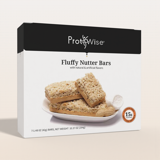 ProtiWise Fluffy Nutter Gluten-Free Protein Bars (7/Box)