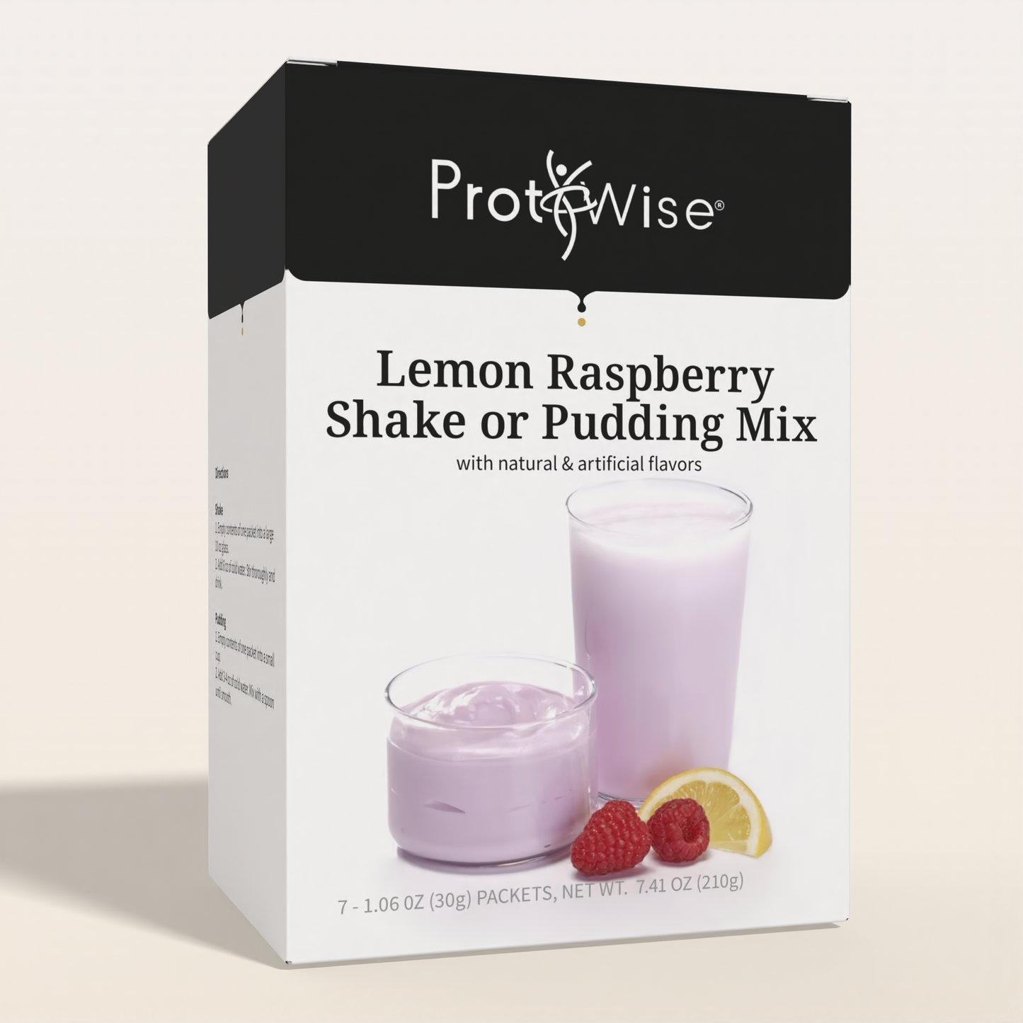 ProtiWise Lemon Raspberry Shake or Pudding Mix | 15g Protein