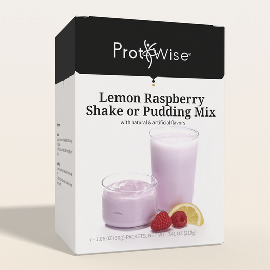 ProtiWise Lemon Raspberry Shake or Pudding Mix | 15g Protein