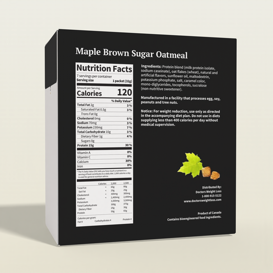 ProtiWise Maple Brown Sugar Oatmeal | High-Protein (7ct)