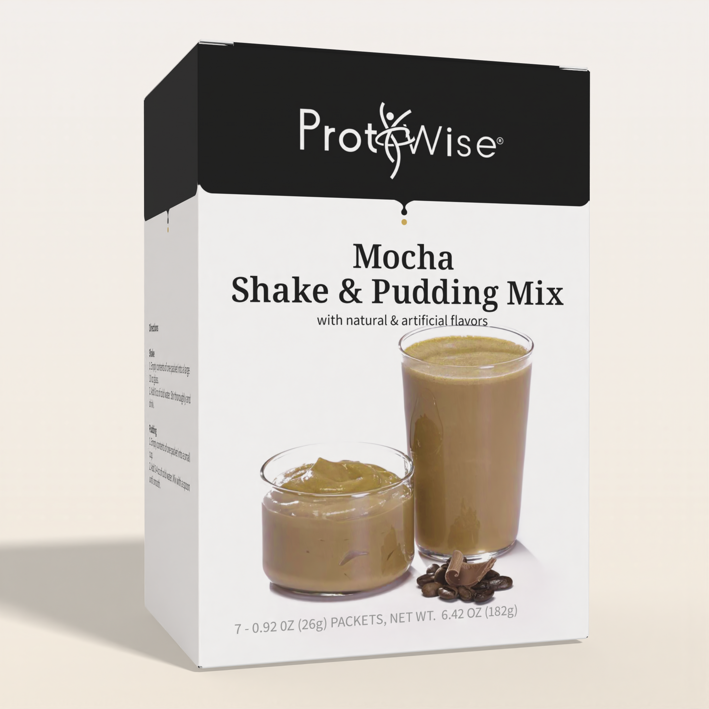 ProtiWise Meal Replacement Shake | Mocha Shake or Pudding Mix (7/Box)