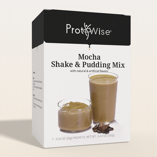 ProtiWise Meal Replacement Shake | Mocha Shake or Pudding Mix (7/Box)