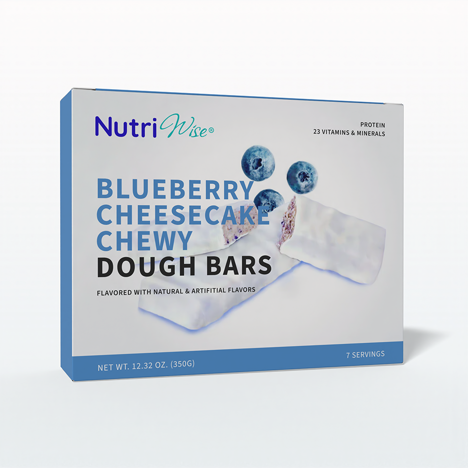 NutriWise Blueberry Cheesecake Chewy Dough High-Protein Bars (7ct)