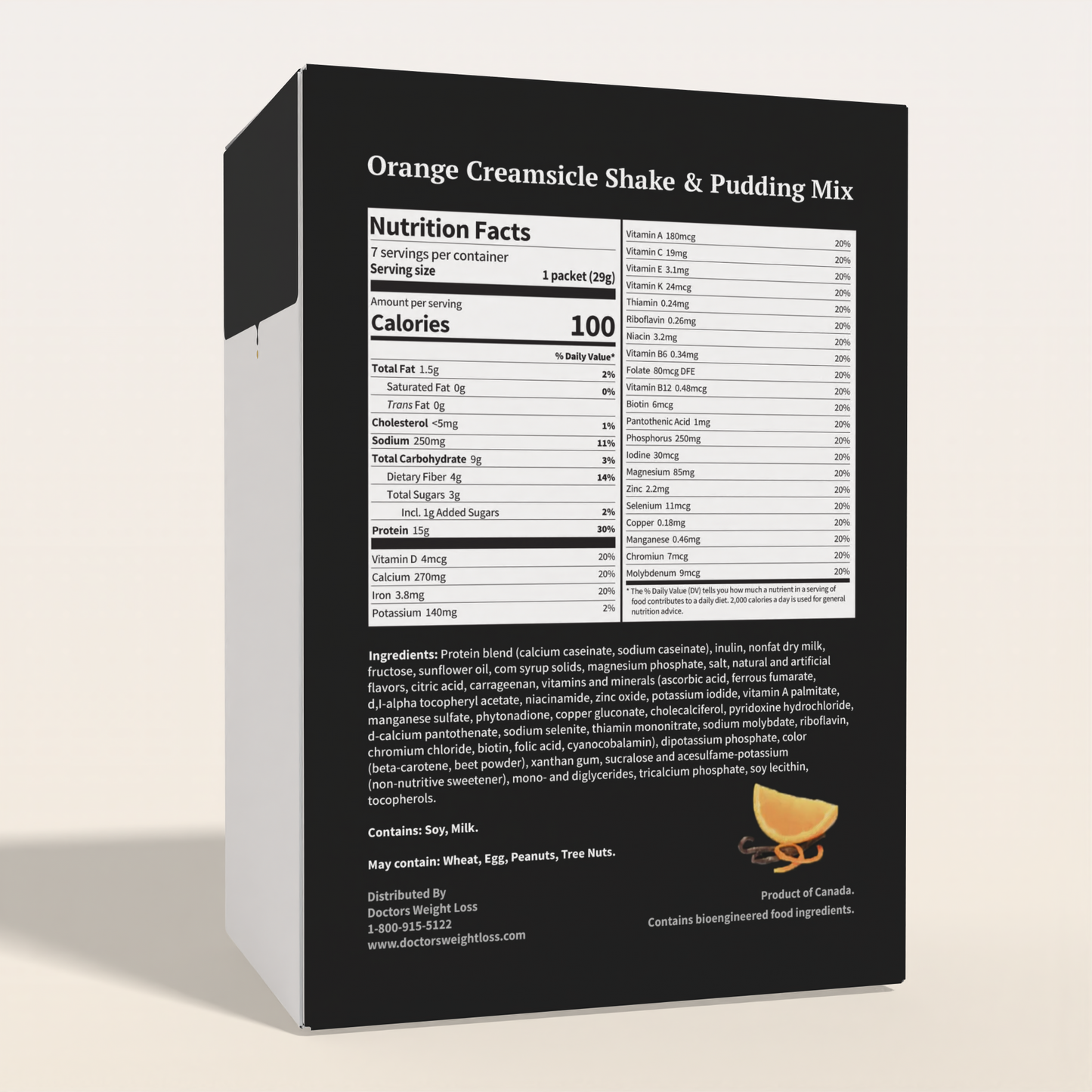 Meal Replacement Shake | Orange Creamsicle Shake or Pudding Mix