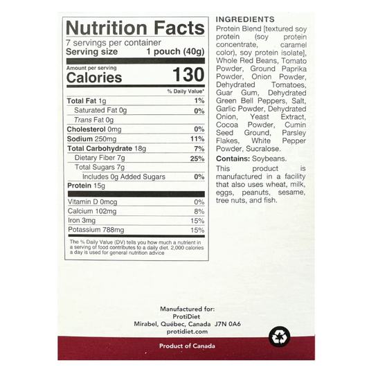 ProtiDIET Chili Entree | Protein-Packed Dish (7ct)