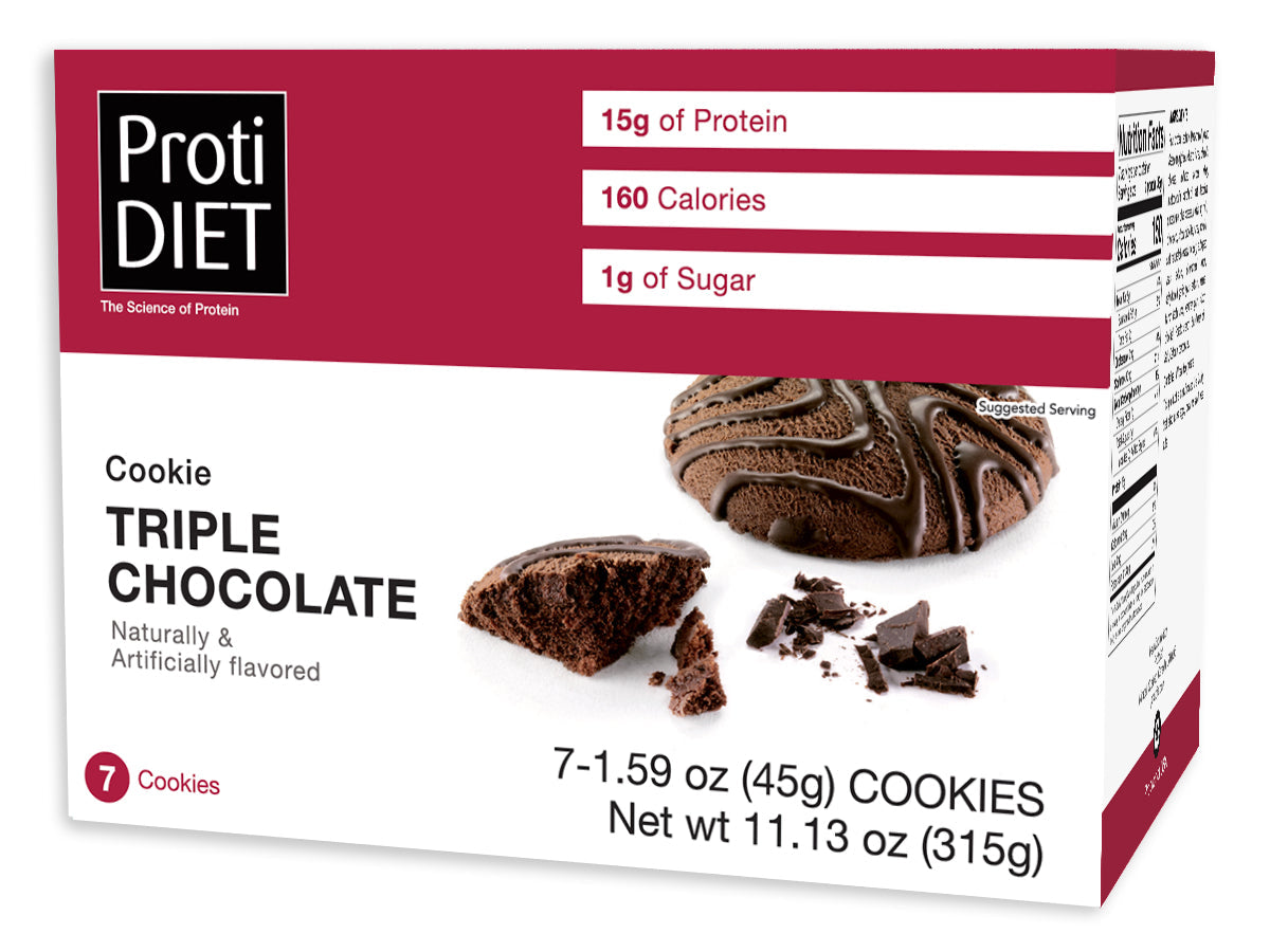 ProtiDiet - Triple Chocolate Cookies (7/Box) - Doctors Weight Loss