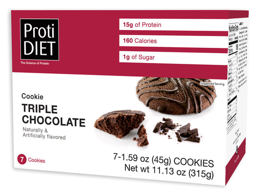 ProtiDiet - Triple Chocolate Cookies (7/Box) - Doctors Weight Loss