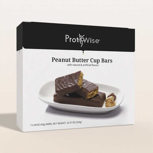 ProtiWise Peanut Butter Cup High-Protein Bars (7/Box)
