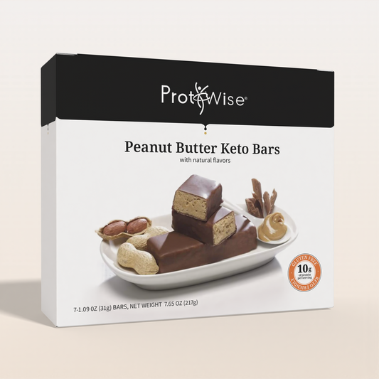 ProtiWise Peanut Butter Keto High-Protein Bars (7/Box)