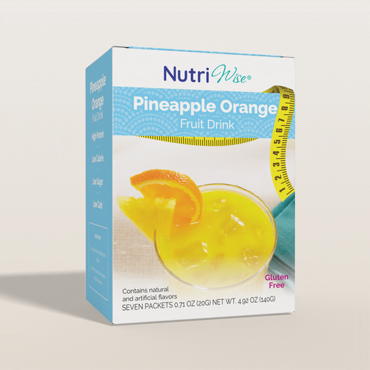 NutriWise Pineapple Orange Fruit Drink | High-Fibre Drink (7/Box)