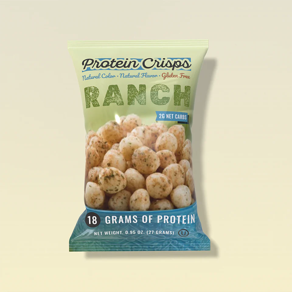 NutriWise Ranch Crisps, High-Protein, Low-Carb Snack (7 Bags)