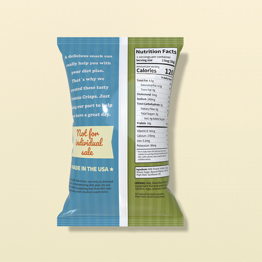 NutriWise Ranch 18g High-Protein Crisps (1ct)