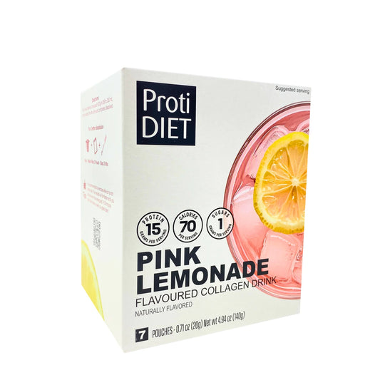 ProtiDIET High Protein Pink Lemonade Drink with Collagen (7ct)