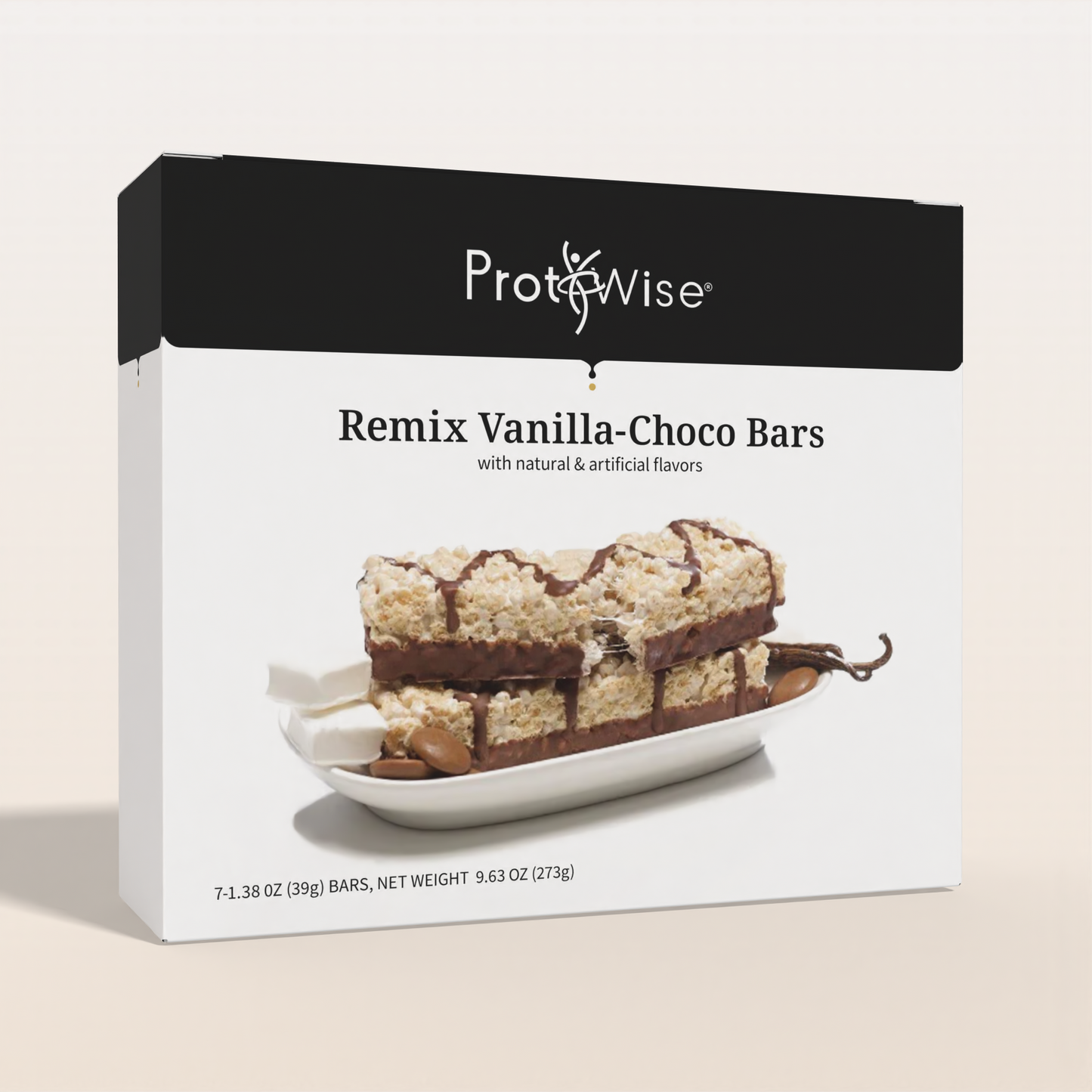 ProtiWise Remix Vanilla-Choco Protein Bars (7/Box)