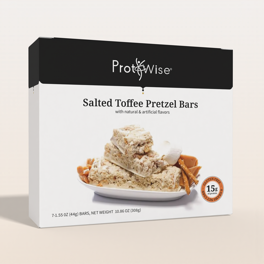 ProtiWise Salted Toffee Pretzel Protein Bars (7/Box)