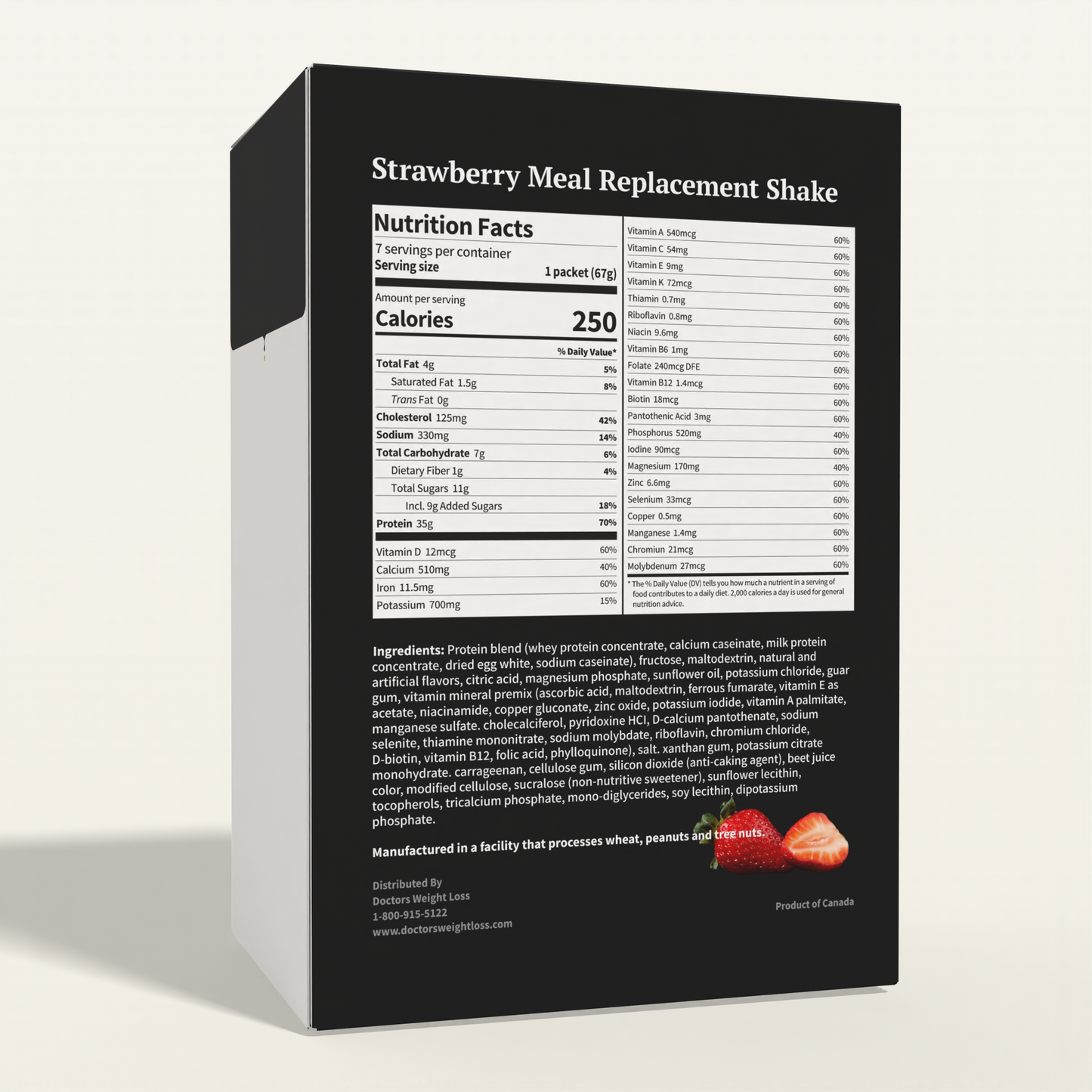 ProtiWise VHP Strawberry Meal Replacement Shake (7/Box)