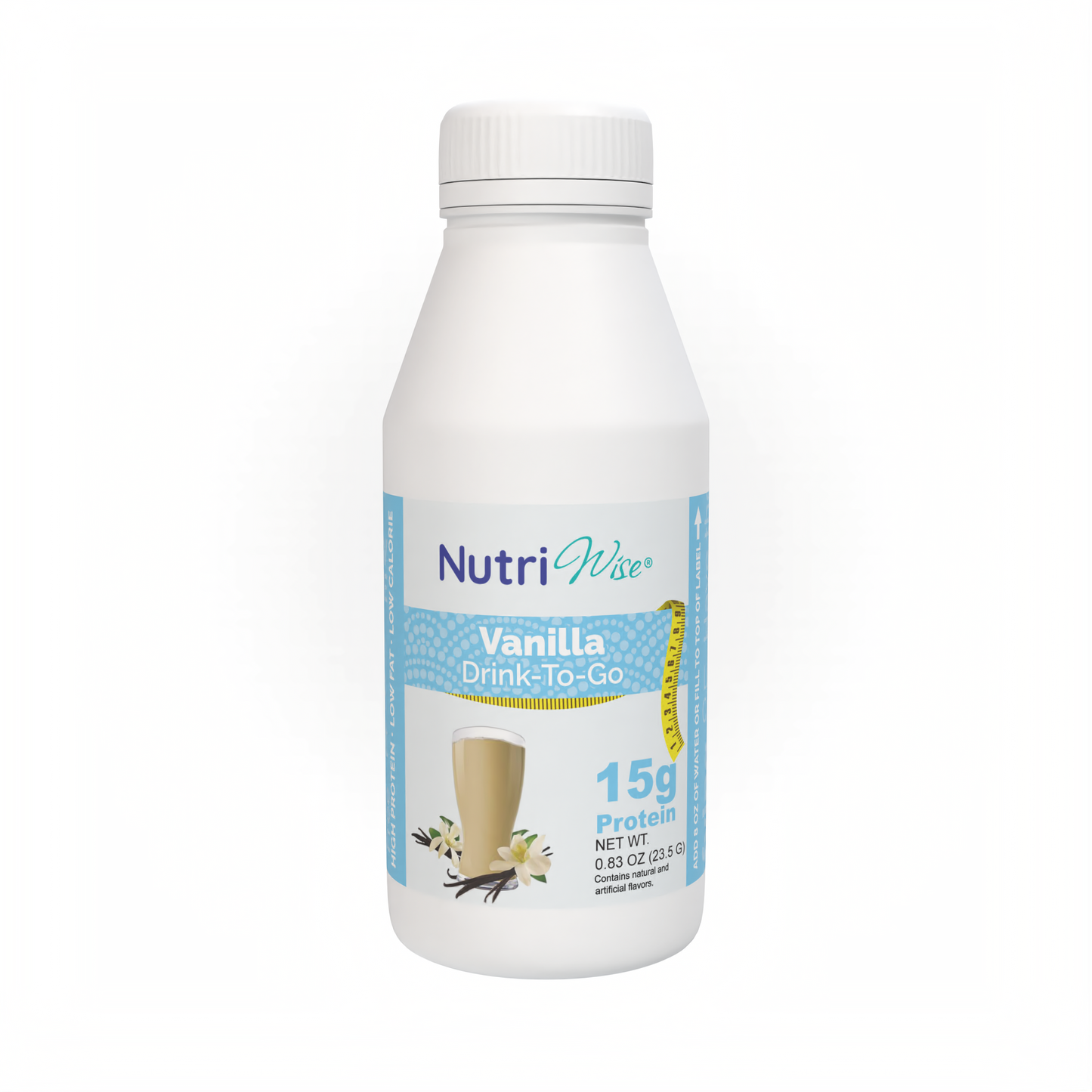 NutriWise Vanilla High-Protein Drink (6-Pack Bottles)