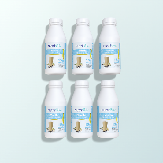 NutriWise Vanilla High-Protein Drink (6-Pack Bottles)