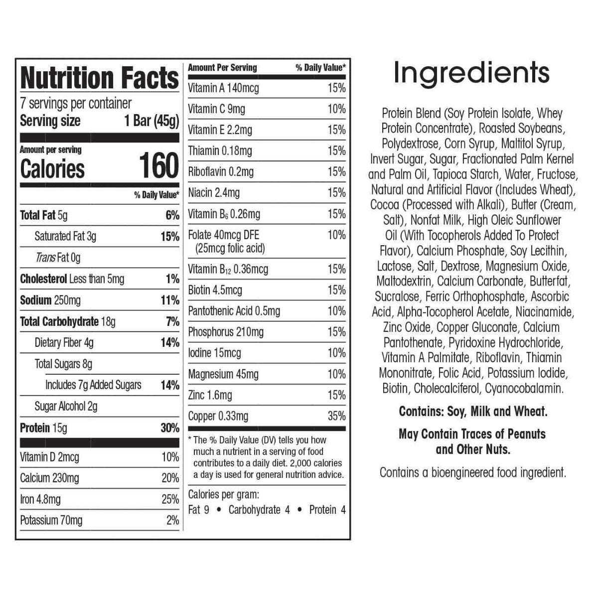 Fudge Graham Meal Replacement Bar (7/Box) - BestMed - Doctors Weight Loss