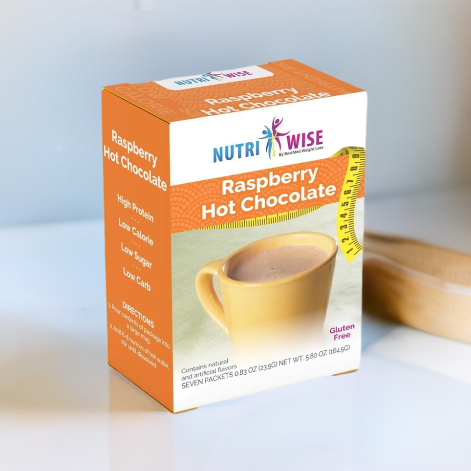 NutriWise Raspberry Hot Chocolate (7/Box)