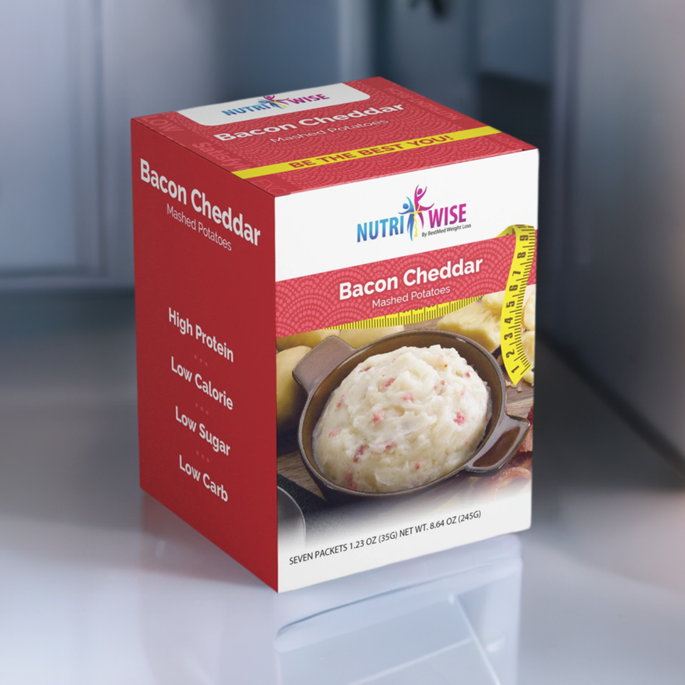 NutriWise Bacon Cheddar Mashed Potatoes (7/Box)