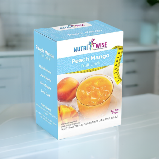 NutriWise Peach Mango Fruit Drink (7/Box)
