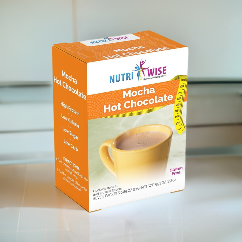 NutriWise Mocha Hot Chocolate (7/Box)