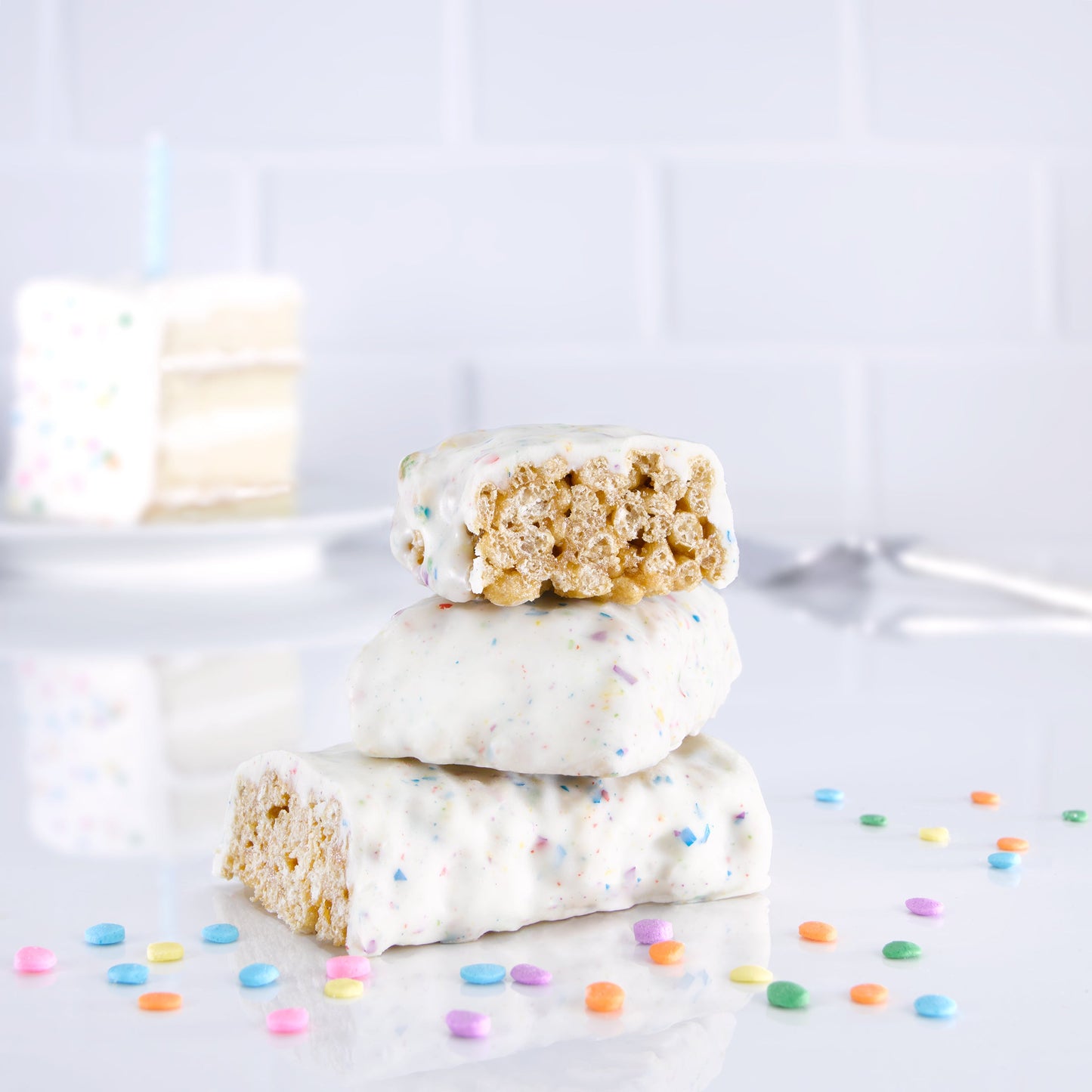 NutriWise Birthday Cake Meal Bars, High-Protein (7/Box)