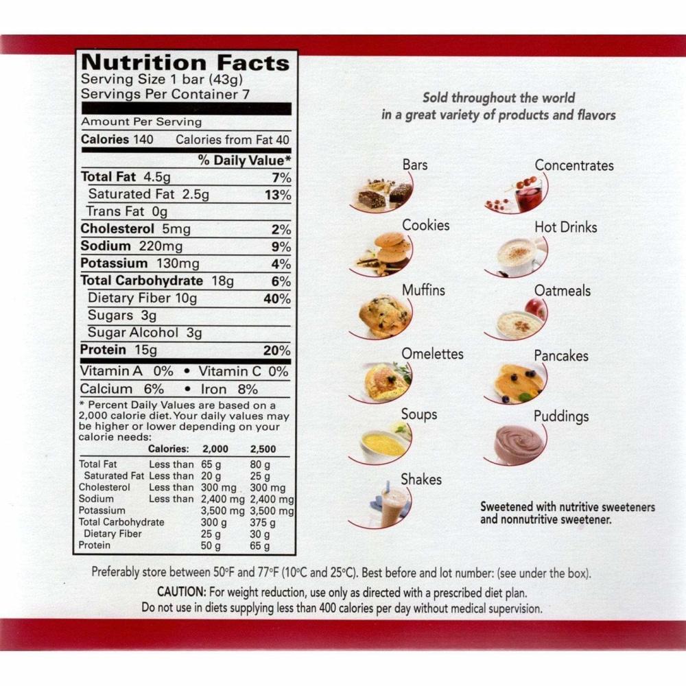 ProtiDiet - Peanut Butter & Smooth Caramel Crisp Bar (7/Box) - Doctors Weight Loss