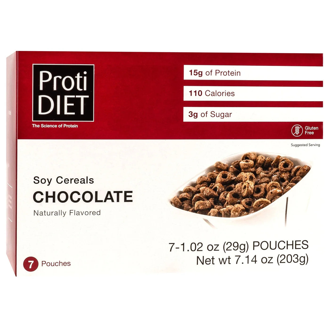 ProtiDIET High-Protein Soy Chocolate Cereal (7ct)