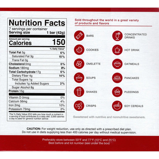ProtiDIET Banana Bread Breakfast Protein Bar (7ct)