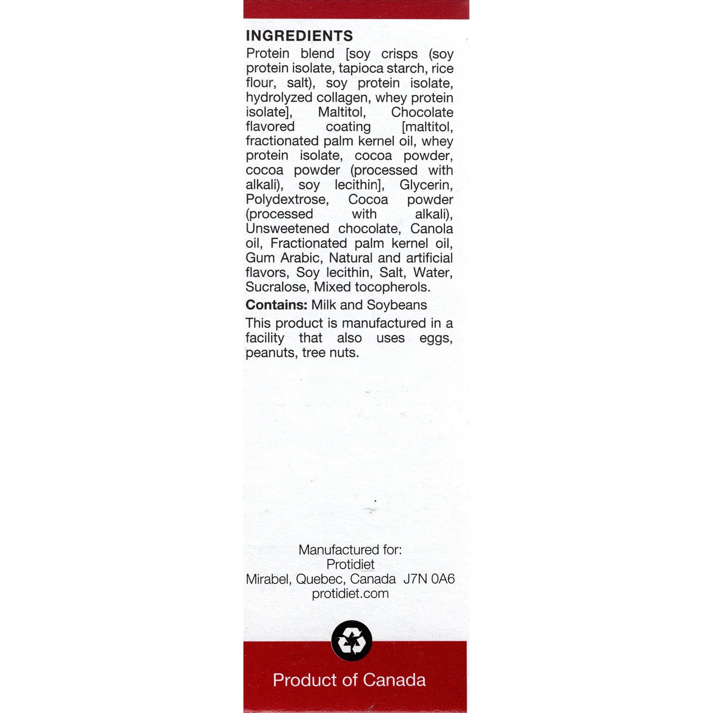 ProtiDIET Crunchy Cereal Chocolate Bar | Weight Loss Bar (7ct)