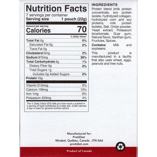 ProtiDIET Creamy Chicken Flavor Soup | High Protein (7ct)