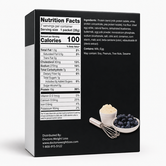ProtiWise Blueberry Pancake | High-Protein (7ct)