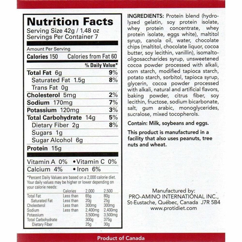 ProtiDiet - Triple Chocolate Cookies (7/Box) - Doctors Weight Loss