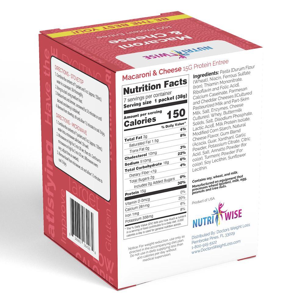 NutriWise - Creamy Macaroni & Cheese (7/Box) - NutriWise